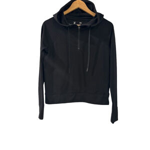 Xersion Quick Dri Black Hoodie XS Long Sleeve Activewear